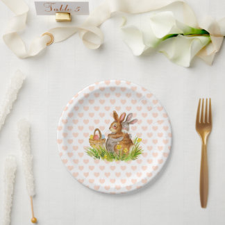 PLATO DE PAPEL FRIENDS  - EASTER