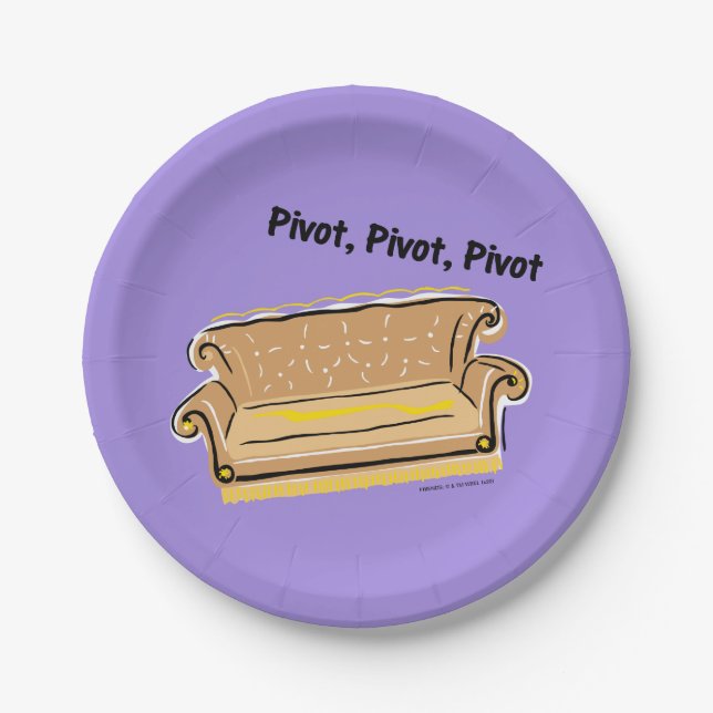 Plato De Papel FRIENDS™ | Pivot (Anverso)