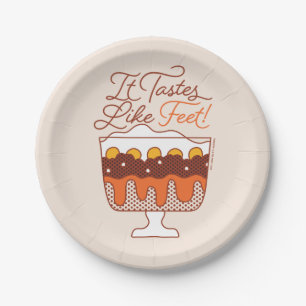 Plato De Papel FRIENDS™ ¡Sabe a pies!