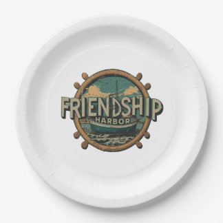 Plato De Papel Friendship Harbor