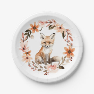 Plato De Papel Frilly Fox
