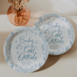 Plato De Papel Frío en Baby Shower, copo de nieve con escarcha de<br><div class="desc">Planear una ducha de bebé puede ser una experiencia encantadora, y al elegir el tema Creativo Union Designs' Winter Frost Baby It's Cold Outside puede simplificar el proceso y agregar un toque encantador. El escarabajo invierno y los copos de nieve de este diseño evocan una atmósfera serena y caprichosa, perfecta...</div>
