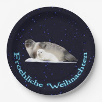 Froehliche Weihnachten - Sello anillado
