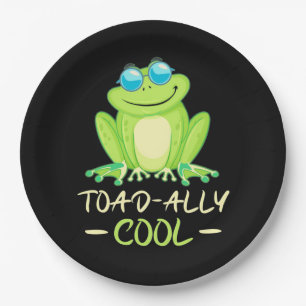 Plato De Papel Frog Toadally Guay