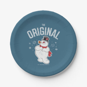 Plato De Papel Frosty the Snowman™   El original