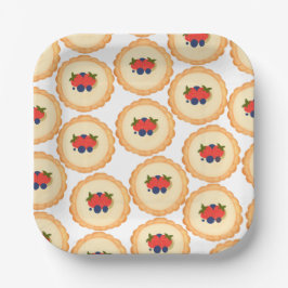 Plato De Papel Fruit Tart