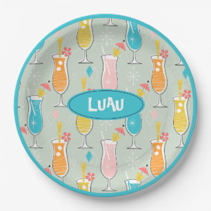 Plato De Papel Fruity Tiki Beverages