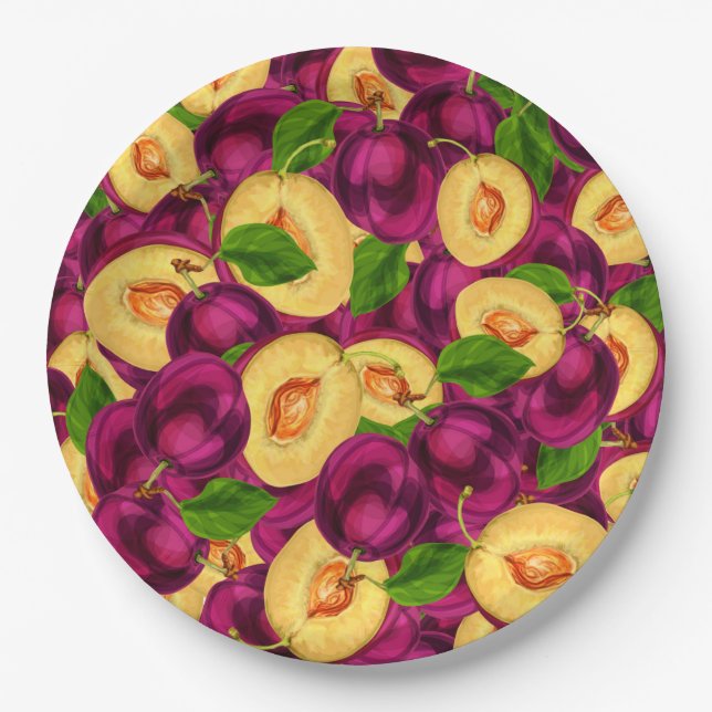 Plato De Papel Fruta (Anverso)