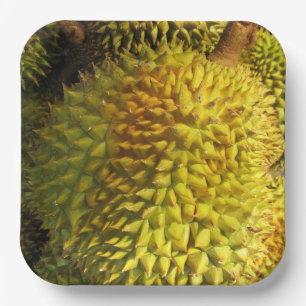 Plato De Papel Fruta duriana
