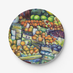 Plato De Papel Fruta fresca con Francisco