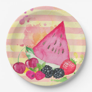 Plato De Papel Fruto