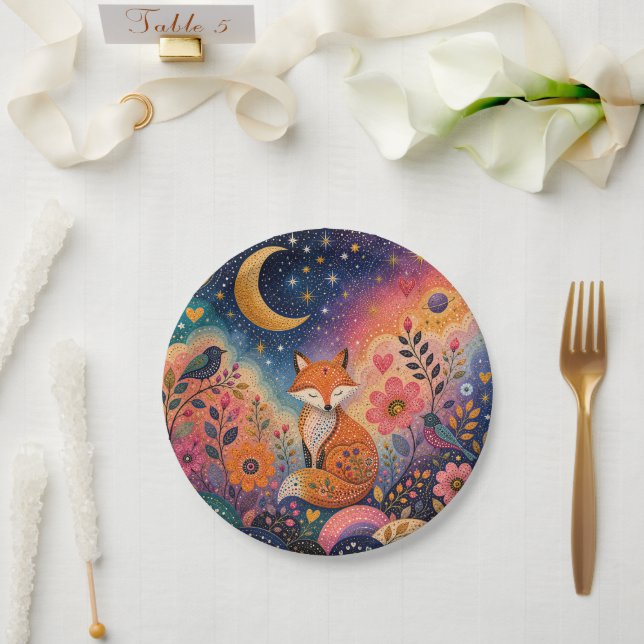 Plato De Papel Fuchs im Sternengarten (Boda)