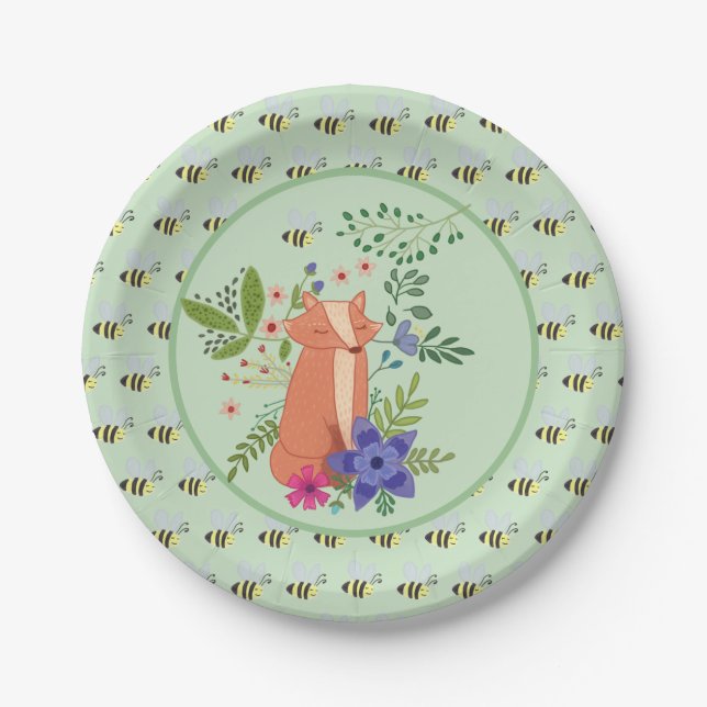 Plato De Papel Fuchs im Wald (Anverso)