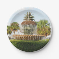 Fuente de la piña del SC de Charleston, parque de