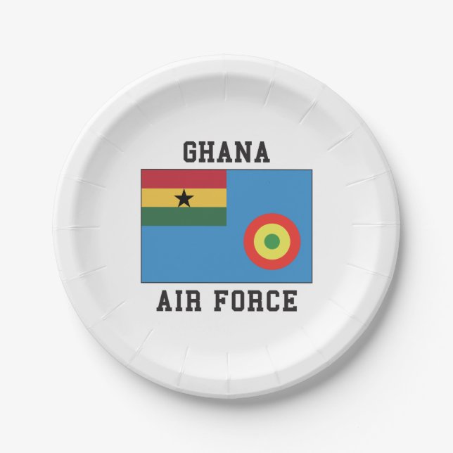 Plato De Papel Fuerza aérea de Ghana (Anverso)