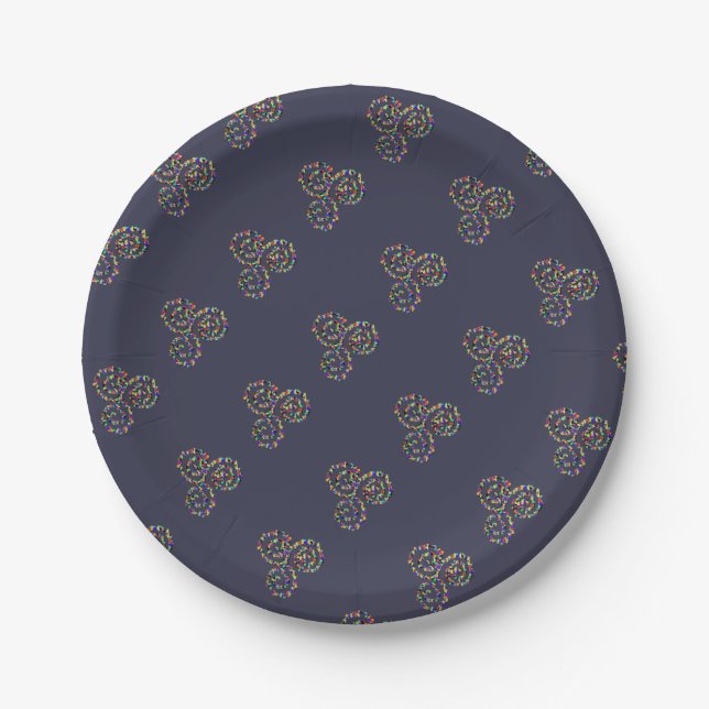 Plato De Papel Fuerza Celta de Triskelion (Anverso)