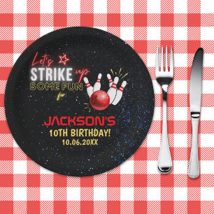 Plato De Papel Fun Bowling party for Kids