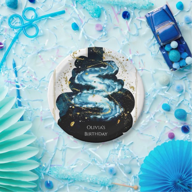 Plato De Papel Fun Comet Space Cumpleaños (Fiesta)