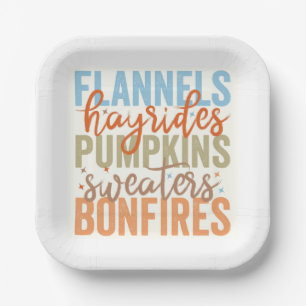 Plato De Papel Fun Fall Vibes