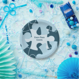 Plato De Papel Fun Jigsaw Puzzle Custom Birthday Party Motto