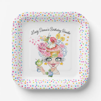 Plato De Papel Fun Sassy Birthday Babe  Paper Plates