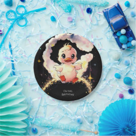 Plato De Papel Fun Whimsical Duck Birthday