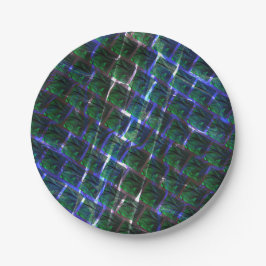 Plato De Papel ¿Fundo de imagem verde sollozo de grado flutuante?