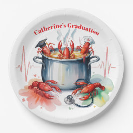 Plato De Papel Funny Cajun Nurse Graduation Party