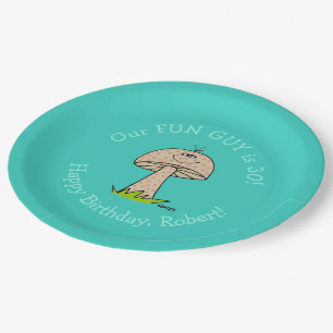 Plato De Papel Funny Divertido tipo Personalizado Hombres Fiesta 