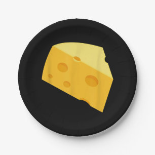 Plato De Papel Funny Halloween Matando con queso de vestuario