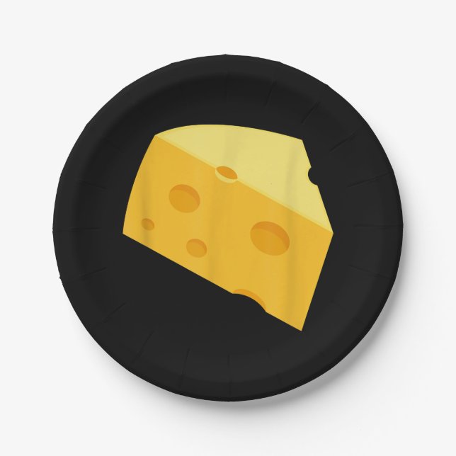 Plato De Papel Funny Halloween Matando con queso de vestuario (Anverso)