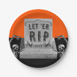 Plato De Papel Funny Halloween Party Paper Plates