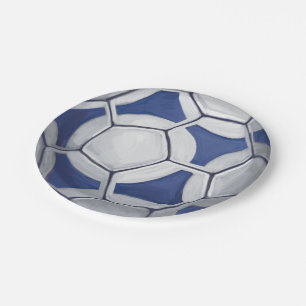 Plato De Papel Futbal