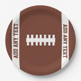 Plato De Papel Fútbol