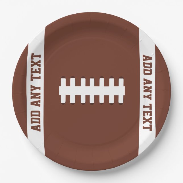 Plato De Papel Fútbol (Anverso)