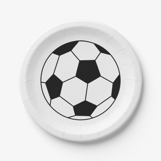 Plato De Papel Fútbol (Anverso)