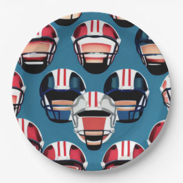 Plato De Papel Fútbol americano
