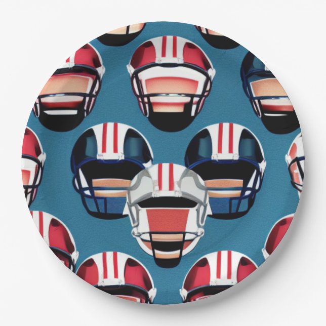Plato De Papel Fútbol americano (Anverso)