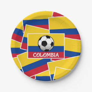 Plato De Papel Fútbol en Colombia