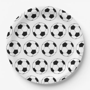 Plato De Papel Fútbol moderno