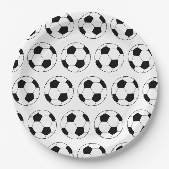 Plato De Papel Fútbol moderno (Anverso)
