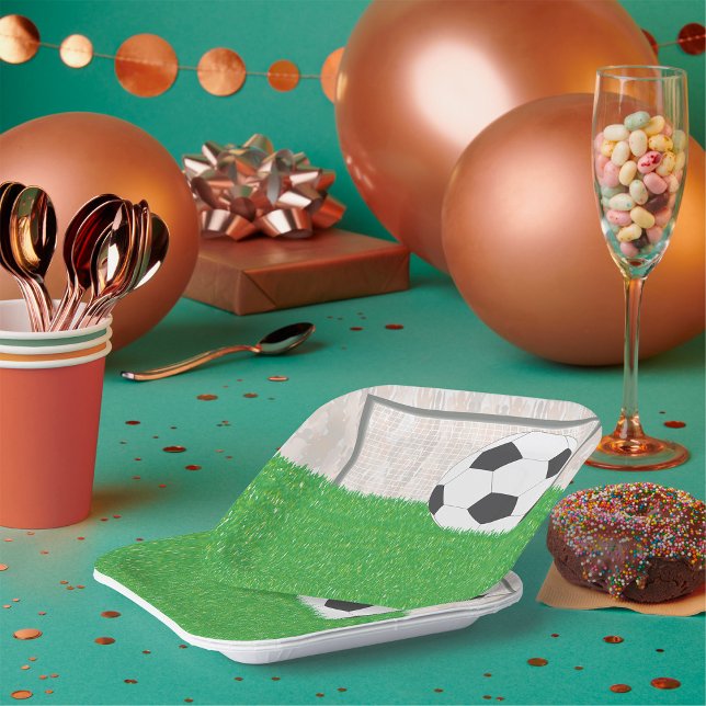 Plato De Papel Fútbol Y Gol (Subido por el creador)