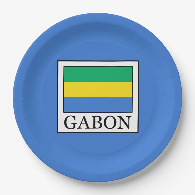 Plato De Papel Gabón (Anverso)