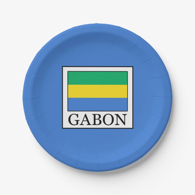Plato De Papel Gabón (Anverso)