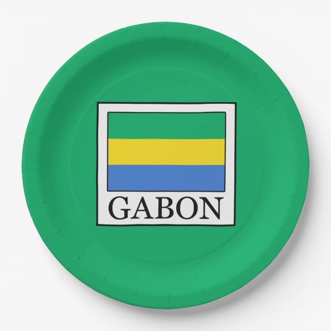 Plato De Papel Gabón (Anverso)