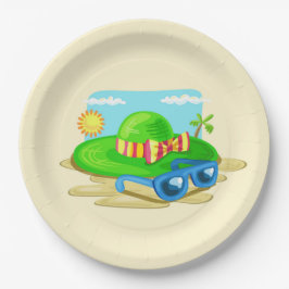 Plato De Papel Gafas de sol