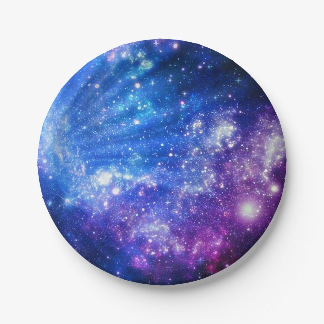 Plato De Papel Galaxia (Anverso)