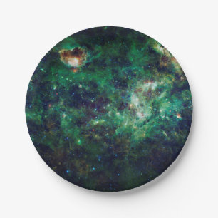 Plato De Papel galaxia de la Vía Láctea Espacio Cósmico