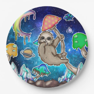 Plato De Papel Galaxia Espacial Setas Cósmicas Setas Extrañas Cri