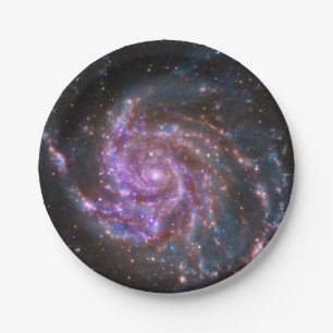 Plato De Papel Galaxia PinWheel